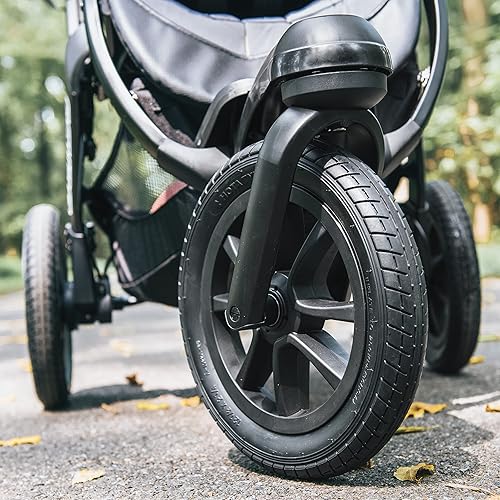 Chicco Activ3 Jogging Stroller Travel System, Includes Chicco KeyFit 30 Infant Car Seat with Base, Lightweight Aluminum Frame, Stroller and Car Seat Combo, Baby Travel Gear | Solar/Grey - Jamouz
