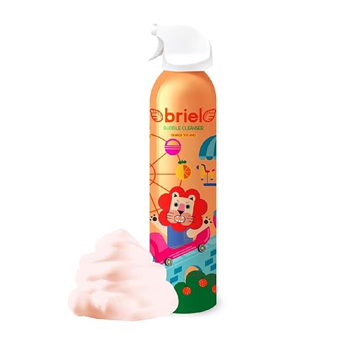 briel bubble cleanser 200ml 3type 300ml 6type foam body wash Foam Soap (orange_orange, 300ml / 1bottle) - Jamouz
