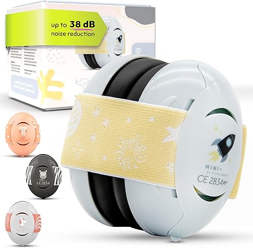 Schallwerk ® Mini+ Baby Ear Muffs – Noise Protection for Babies, Infants, Toddlers – CE & ANSI Certified Headphones - Jamouz