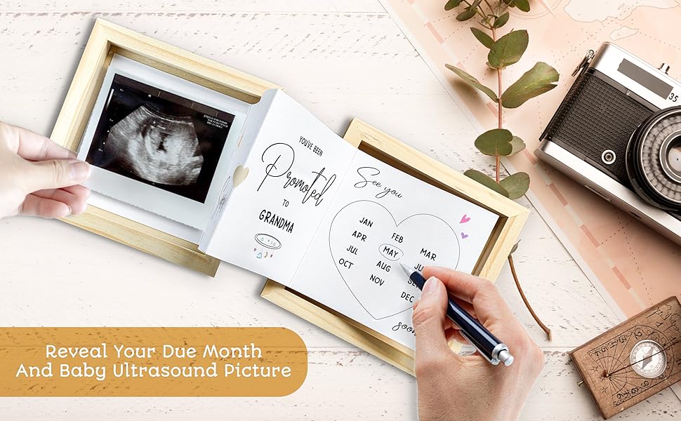 Baby Announcement box for grandma