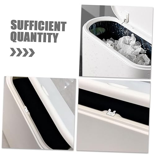 Generic 10pcs Switch Lock Trashcan Lock Trash Bin Lock Replacement Buckles for Trashcan Household Waste Bin Clip Latches Trashcan Supplies Trashcan Buckle White Button Plastic Garbage Can - Jamouz