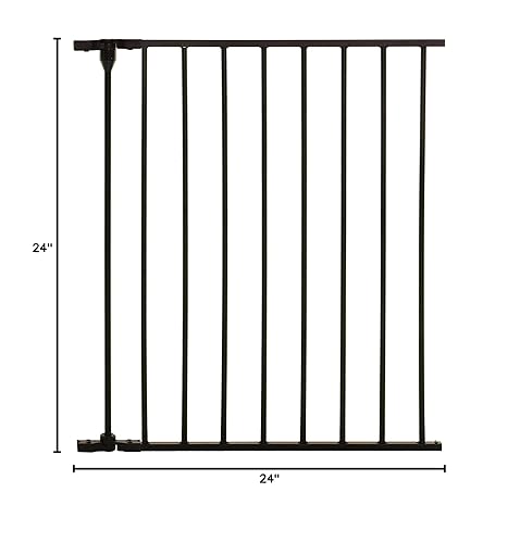 Dreambaby Mayfair Converta & Newport Adapta Baby Safety Gate Extension - 24 inches Wide - White - Model L2040BB - Jamouz