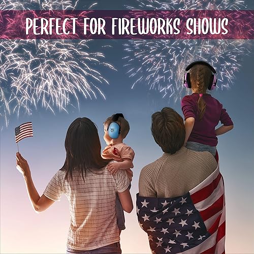 Noise Cancelling Headphones for Kids, Adjustable Baby Ear Protection Earmuffs with Ergonomic Design - Jamouz