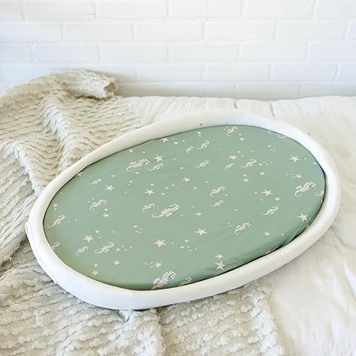 Baby Changing Pad Cover 2-Pack for Girls (Fleurette) - Premium Fitted Sheets Baby Diaper Changing Table Cover - Buttery Soft Cotton Blend - Jamouz