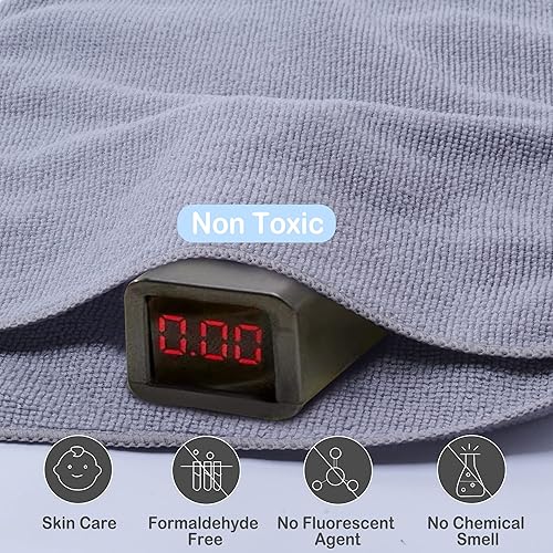 Viviland Baby Towels and Washcloths, Soft Absorbent Pink Baby Bath Towel Set, Elephant Hooded Towels with 5 Infant Face Washcloths (6 Pieces) - Jamouz