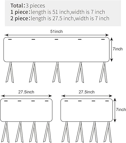 Crib Rail Cover for Teething, Breathable Crib Rail Cover, Edge Protection Strips for Full-Size Cribs (White-lxm) - Jamouz