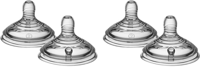 Tommee Tippee Closer to Nature Bottle Nipples, Extra Slow Flow - 2 count - Jamouz