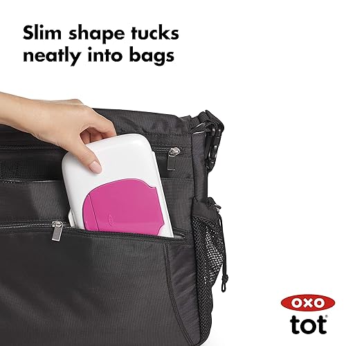 OXO Tot On-the-Go Wipes Dispenser, Pink - Jamouz