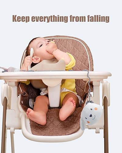 Platinum Food Grade Silicone Plates with Strong Suction for Baby & Toddlers, Baby Placemats with 4 Toy Straps to Secure Baby Essentials, Baby Led Weaning, Self Feeding, Dishwasher Safe (Green) - Jamouz