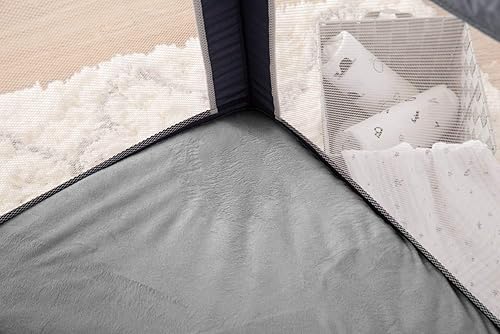 American Baby Company Heavenly Soft Chenille Fitted Pack N Play Playard Sheet 27' x 39', Warm and Cozy Chenille Pack and Play Sheet, Gray, for Boys and Girls, Fits Most Mini Crib Mattresses - Jamouz