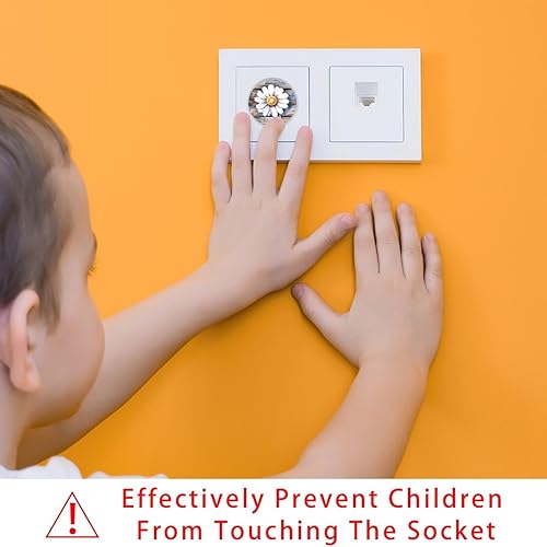 12 PCS Baby Child Proofing Outlet Covers, Electrical Safety Socket Protection Caps for 2-Prong Power Wall Plate Pure Black, czbhg-001 - Jamouz