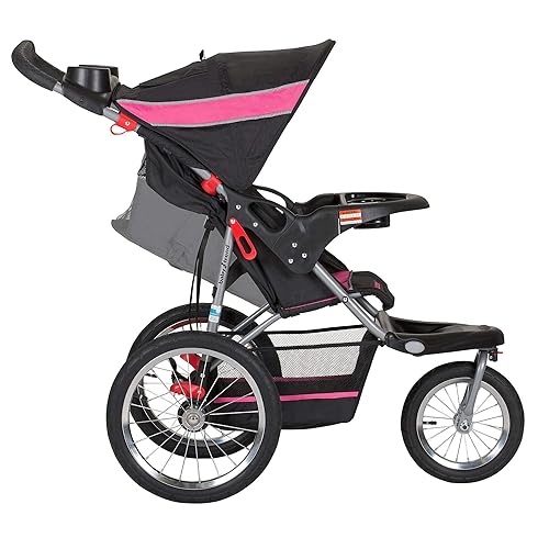 Baby Trend Expedition® Jogger Travel System with EZ Flex-Loc® Infant Car Seat, Bubble Gum - Jamouz