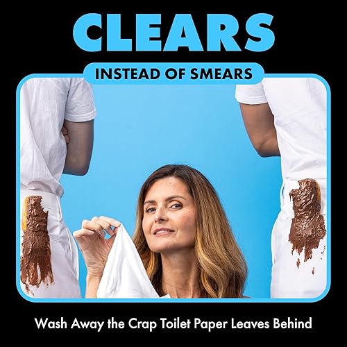 DUDE Baby Wipes - Flushable Baby Wipes Unscented - (6 Pack) 288 Wipes - Extra Large Wet Wipes Flushable - Vitamin-E & Aloe - Septic and Sewer Safe - Jamouz