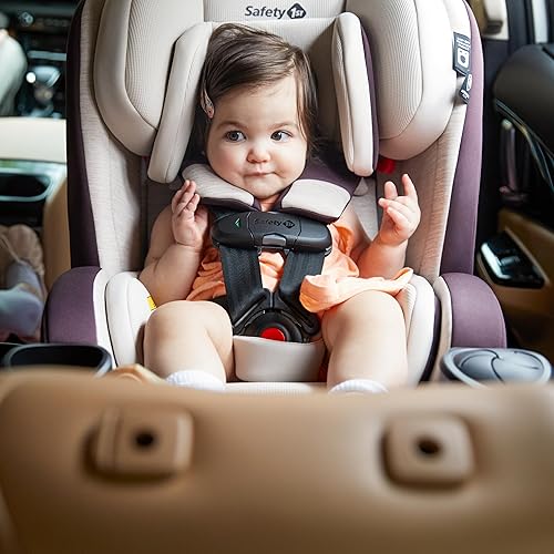 Safety 1st Everslim DLX Slim Convertible Car Seat– A 4-in-1 Convertible Child Safety Car Seats; Baby Car Seats for 5-100 lbs, Dunes Edge - Jamouz