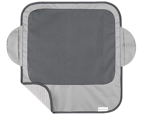 Minnebaby Extra Large Booster Chair Protector Cover, Dining Chair Seat Cover for Booster Seat, Grey - Jamouz
