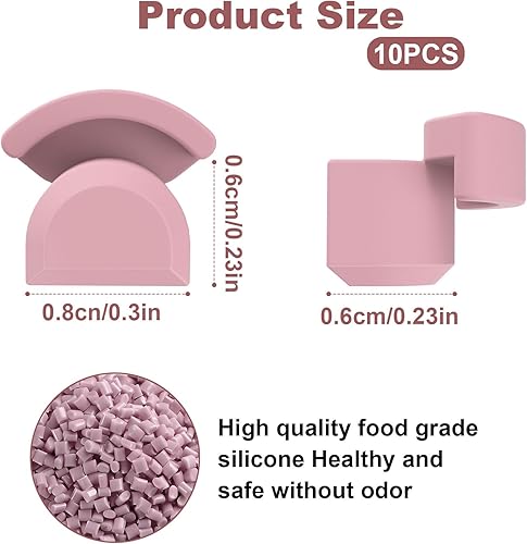 10PCS Breast Pump Parts, 6Pack Silicone Duckbill Valve & 4Pack Silicone Diaphragm Compatible with Momcozy M5 Wearable Breastpump, M5 Breast Pumps Replacement Accessories Breastfeeding Essentials Kit - Jamouz