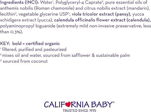 California Baby Aromatherapy Spritzer - Overtired & Cranky, 6.5 oz - Jamouz