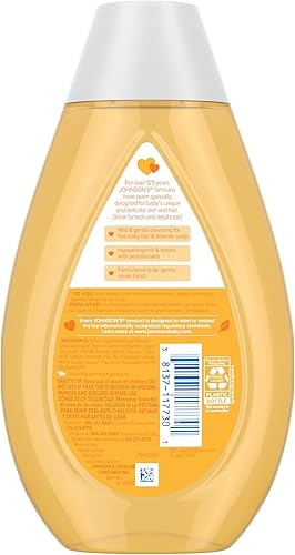 Johnson's Baby Tear Free Shampoo, No Parabens/Phthalates/Sulfates/Dyes, Fresh, 13.6 Fl Oz - Jamouz