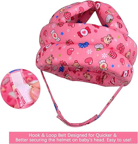 Baby Helmet for Crawling Walking Soft Cushion No Bumps - Jamouz