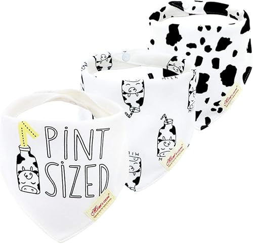JN&LULU 3 Pack Newborn Baby Bibs Bandana Drool Bibs for Drooling Cotton Baby Gifts - Jamouz