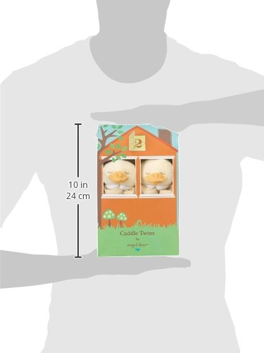 Angel Dear - Brown Giraffe, Cuddle Twins Blankie Set, 2 Count (Pack of 1) - Jamouz