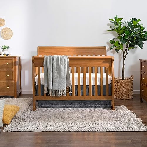 DaVinci Kalani 4-in-1 Convertible Crib in White, Greenguard Gold Certified - Jamouz