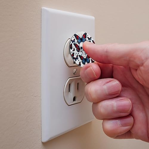 12 PCS Baby Child Proofing Outlet Covers, Electrical Safety Socket Protection Caps for 2-Prong Power Wall Plate Pure Black, czbhg-001 - Jamouz