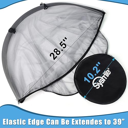 Mosquito Net for Baby Car Seats – Infant Car Seat Insect Mesh Net with Zipper - Universal Fit, Premium Quality: Machine Washable - Gray - Jamouz