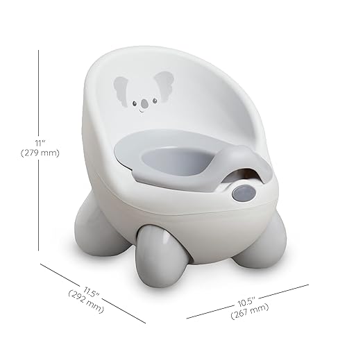 Infantino Potty Pals Potty Seat - Potty Training Toilet, Removable Bowl with Splashguard, Slip Resistant Feet, Gray Koala - Jamouz