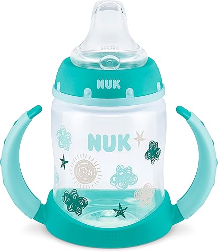 NUK Learner Cup, 6+ Months, Timeless Collection,  Exclusive, 5 Oz, Pack of 2 – BPA Free, Spill Proof Sippy Cup - Jamouz