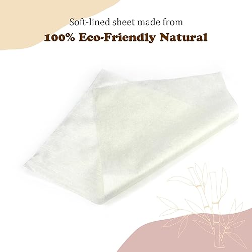 Mama Koala Disposable Natural Diaper Liners for Cloth Diapers, 200 Sheets (2 Pack) - Jamouz