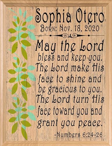 Baptism Gift Blessing Personalized Christening Gifts - for Boys Baby Girls Babies Made in USA (My Baptism) - Jamouz