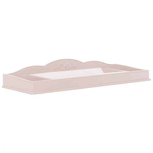 Evolur Aurora Change Tray I Lasting Quality I Intricate Ribbon Bow Scrollwork, Dusty Rose - Jamouz