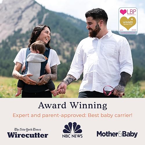 Beco Baby Carrier Gemini Newborn to Toddler-Front, Back and Hip Seat Carrier,Baby Carrier Backpack & Baby Front Carrier with Adjustable Seat,Ergonomic Baby Holder 7-35lbs (Grey) - Jamouz