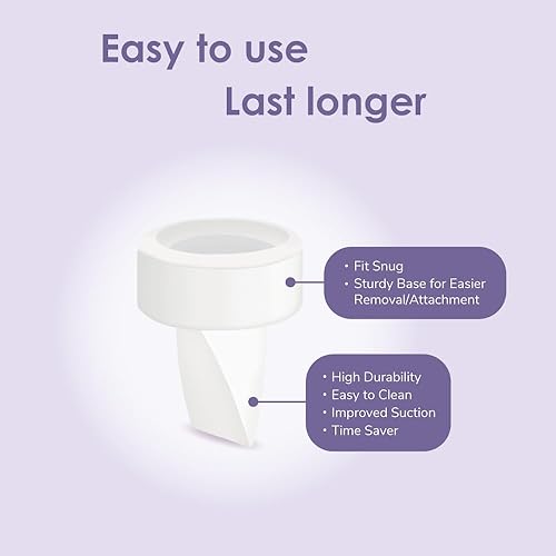 Maymom Pump Valve & MyFit 15mm Shield Compatible with Lansinoh Breast Pump Signature Pro/Smartpump/Manual Breast Pump. Replace Lansinoh Pump Valve. Not Original Lansinoh Pump Part - Jamouz
