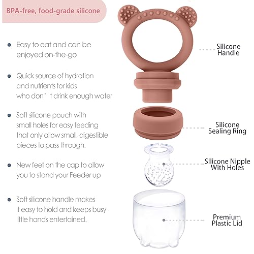 Baby Food Freezer Tray and Teething Popsicle Molds – The Perfect Solution for Your Little One's Teething and Feeding Needs - Jamouz