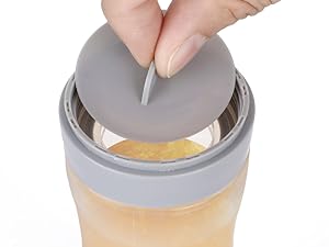 Silicone Baby Food Dispensing Spoon Feeder