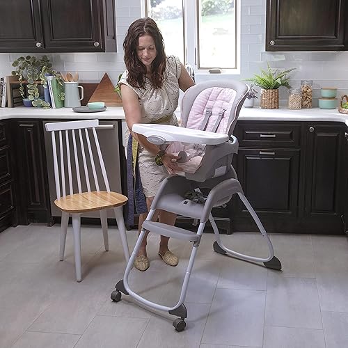 Ingenuity Full Course 6-in-1 High Chair - Baby to 5 Years Old, 6 Convertible Modes, 2 Dishwasher Safe Trays - Astro, 13108 - Jamouz
