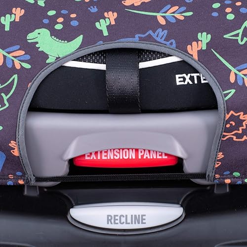 JYOKO Kids Cover Liner for car seat Compatible with Graco Extend2fit, 100% Cotton Made (Raccoon) - Jamouz