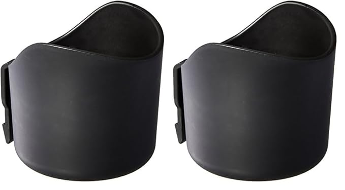 Clek Drink-Thingy Baby Car Seat Cup Holder for Foonf & Fllo Car Seat Models - Attaches Easily to Either Side, Dishwasher-Safe, Black - Jamouz