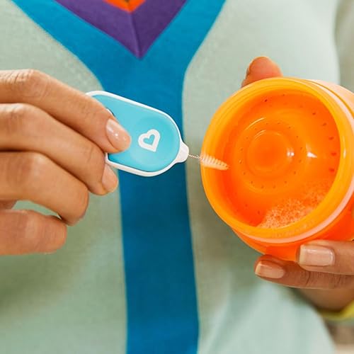 Munchkin® Details™ Bottle and Cup Cleaning Brush 4 Piece Set with Key Ring - Jamouz