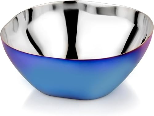 Ahimsa Stainless Steel Bowls for Kids - Pediatrician Designed, 12oz Toddler Bowl, Non Toxic Stainless Steel Snack Bowls Set, Non Plastic Kids Bowl, Dishwasher Safe (Set of 4 Classic) - Jamouz