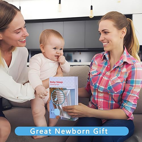 Baby Vibrating Soother, Baby Sleep Soother, Crib Vibrating Soother, 3 Vibration Modes, Help Baby Sleep, Crib Soother, Newborn Baby Essentials, Registry Gift, Shower Gift - Jamouz