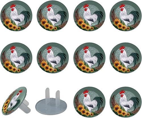 12 PCS Baby Child Proofing Outlet Covers, Electrical Safety Socket Protection Caps for 2-Prong Power Wall Plate Pure Black, czbhg-001 - Jamouz