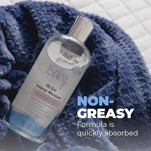 Baby Jolie Relaxing Baby Oil Gel with Shea Butter & Camomile Intensive Moisture 8Oz - Jamouz