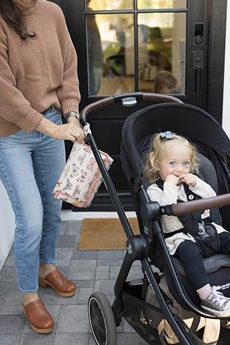 Tiny Twinkle Portable Diaper Changing Pad, Foldable Waterproof Baby Change Pad for Newborn Girl & Boy with Smart Wipes Pocket (Beige Checkers) - Jamouz