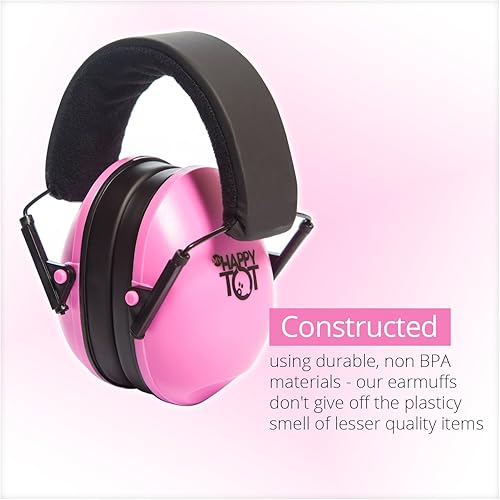 Noise Cancelling Headphones for Kids, Adjustable Baby Ear Protection Earmuffs with Ergonomic Design - Jamouz