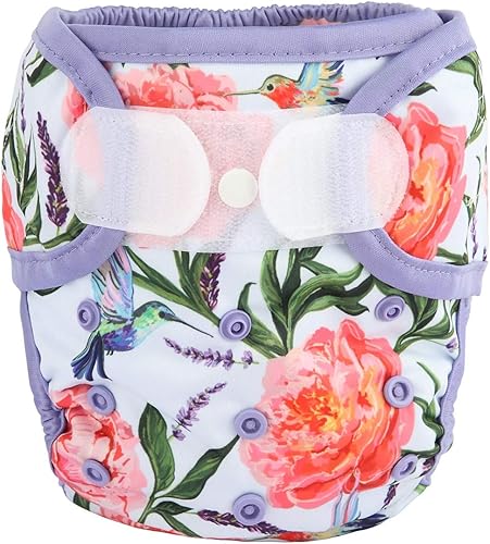 Baby Cloth Diaper Cover Nappy Hook and Loop Double Gusset 6.6lbs to 33lbs (Rabbits Wolves) - Jamouz