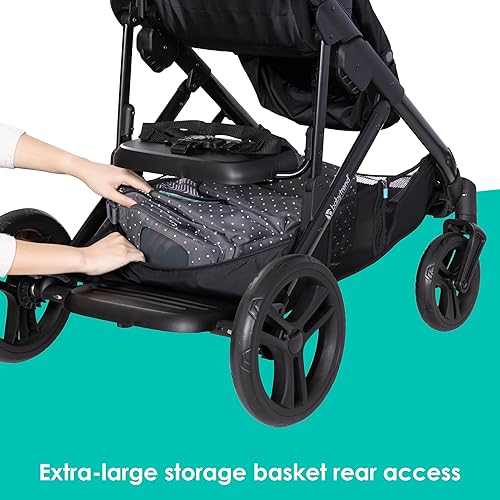 Baby Trend Morph Single to Double Modular Stroller, Dash Black - Jamouz