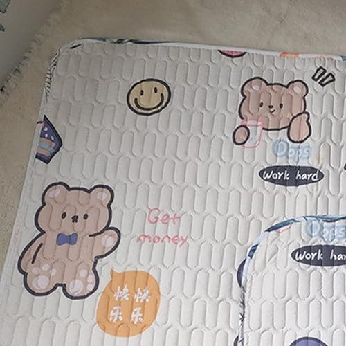 AUNMAS Bed Pads, Reusable Washable Mattress Protector Baby Diaper Changing Pad Liners Baby Crib Mattress (Happy Bear M) - Jamouz